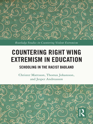 cover image of Countering Right Wing Extremism in Education